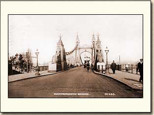 Hammersmith Bridge 1923