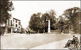 Cenotaph and Jack Straw's Castle