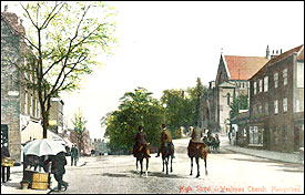 High Street and Wesleyan Church 1905